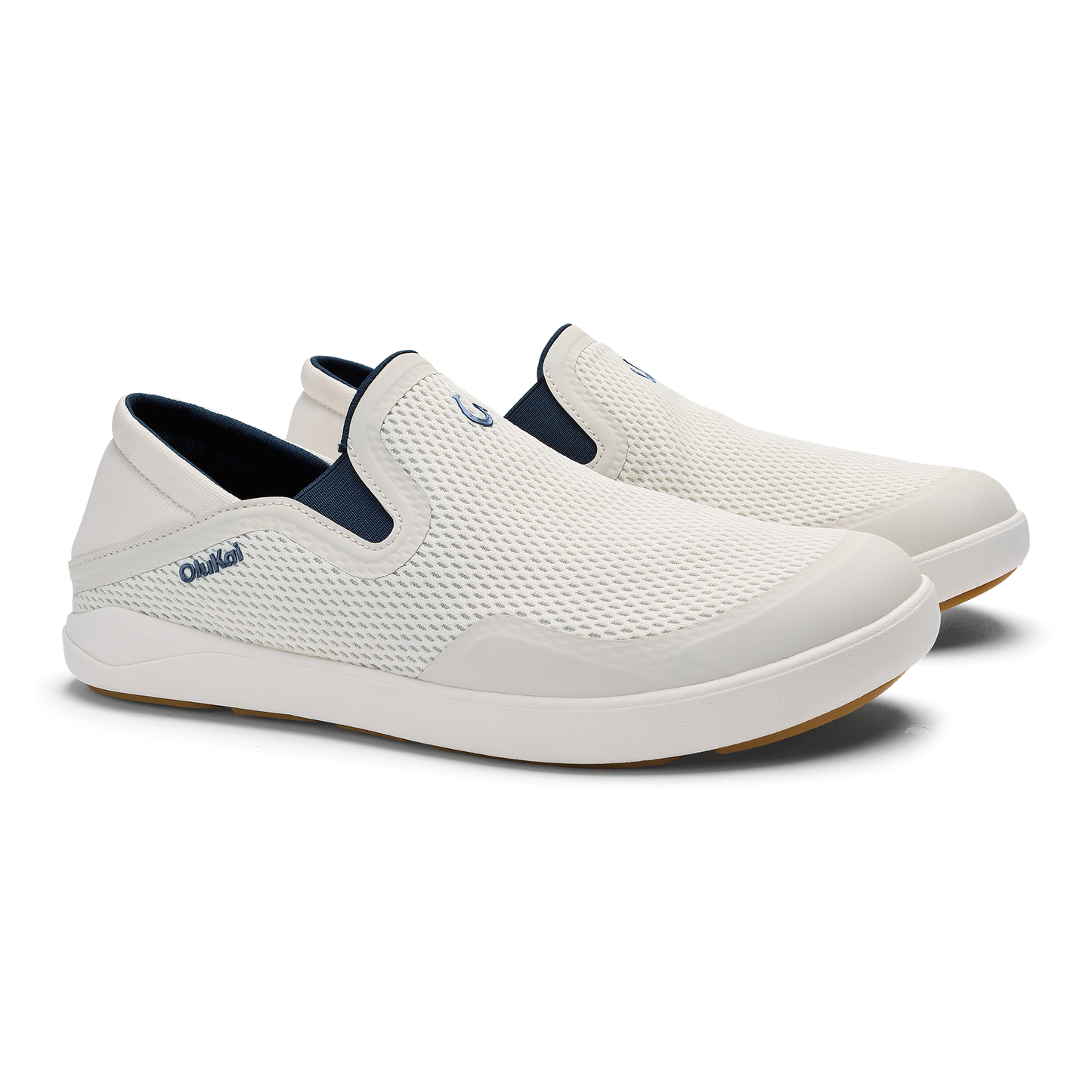 Moku Slip On  -  White Sand / Trench Blue