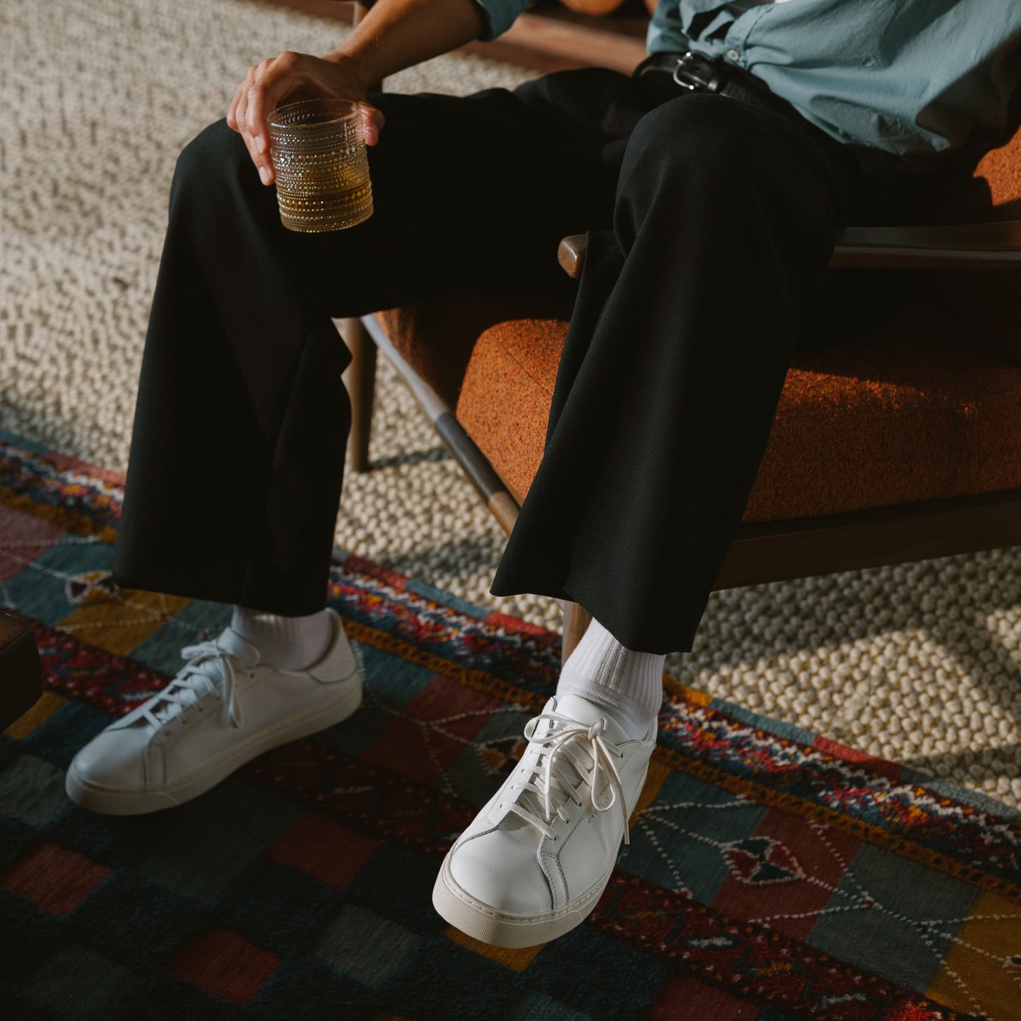 Kou Lace Up  -  White / White